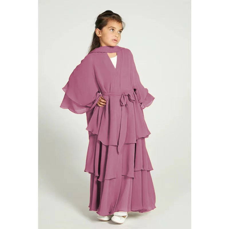 Mädchen Chiffon Abaya