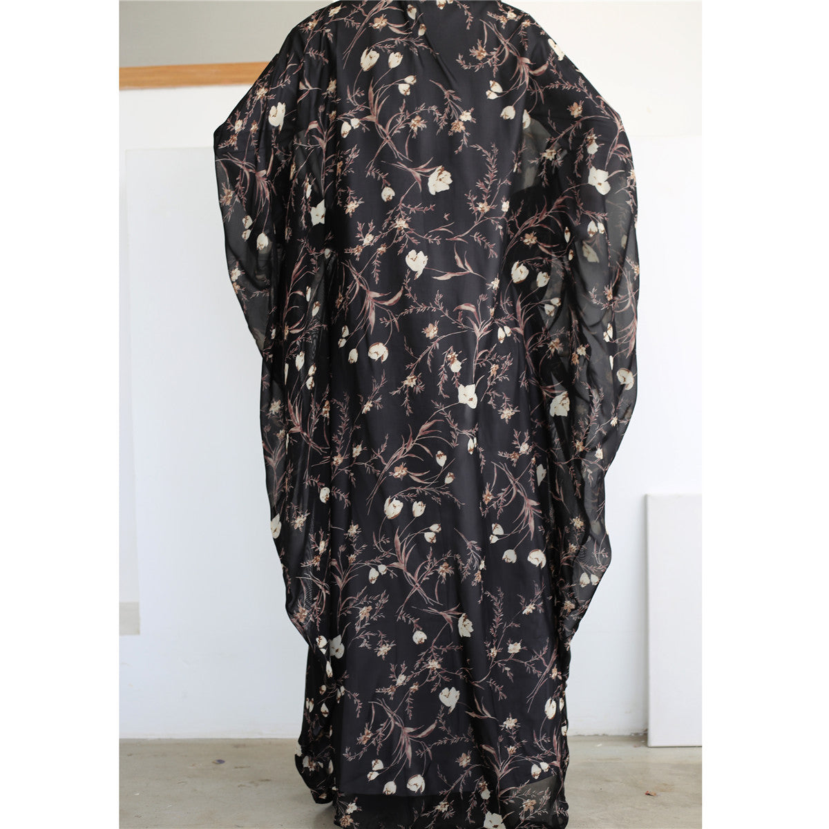 Chiffon Blumen Abaya
