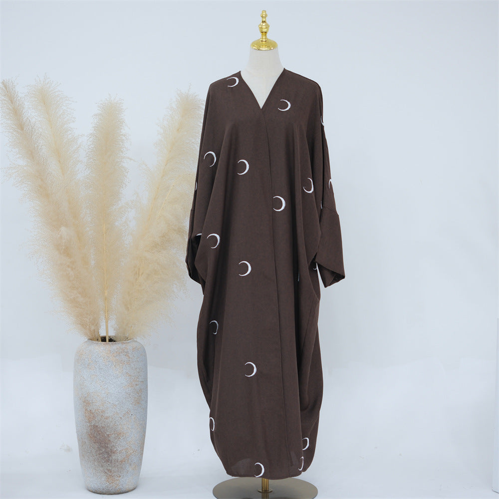 Dubai Halbmond Abaya Set