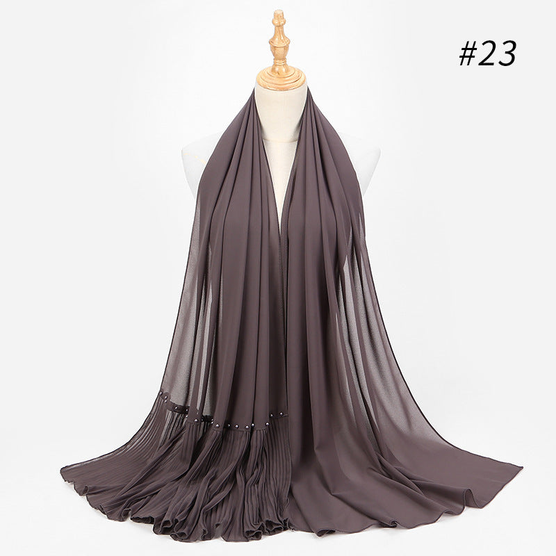 Pearl Chiffon Hijab