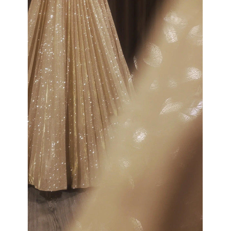 Champagne Gold Abendkleid