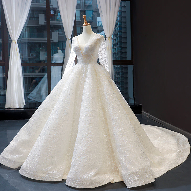 Nikkah Hochzeitskleid High Waisted