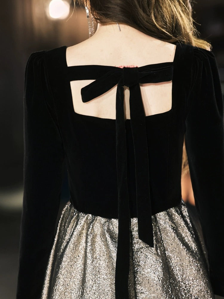 Silber Star Abendkleid