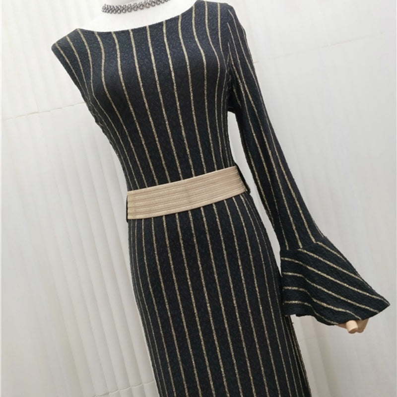 Schwarzes Abendkleid Zweiteiler