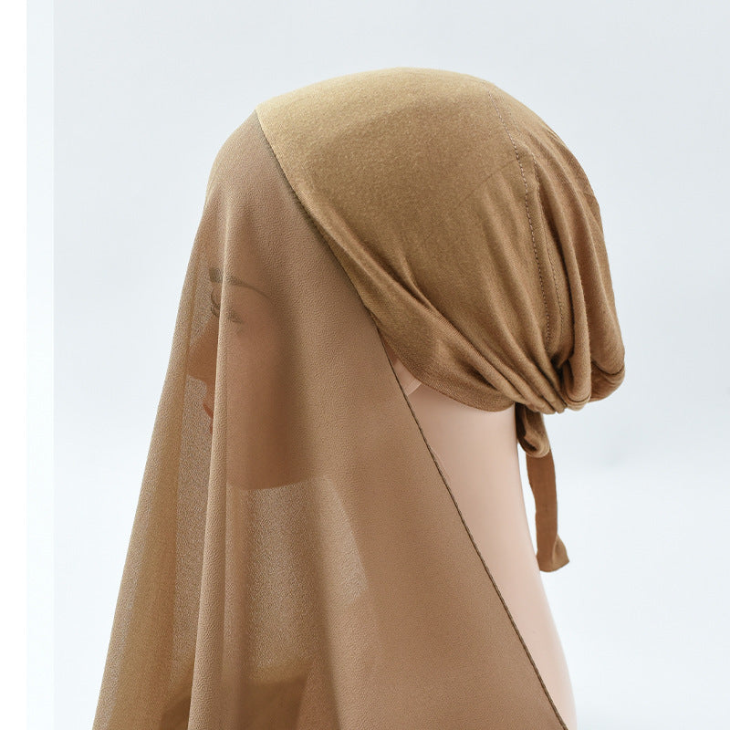 Chiffon Hijab + Bonnet