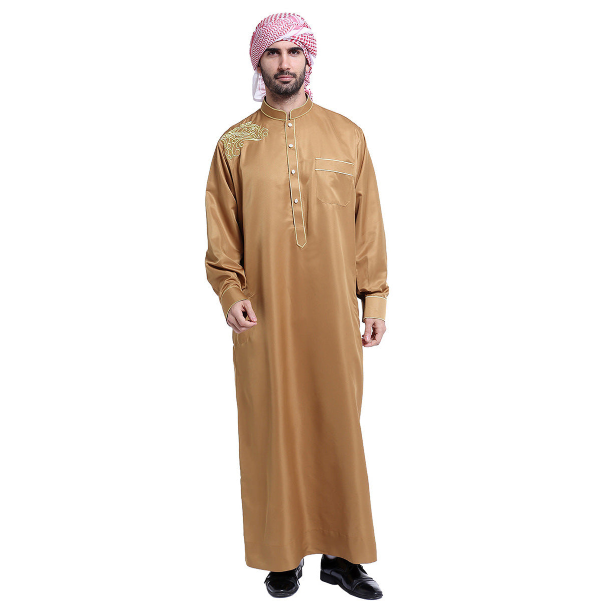 Herren Robe mit Stickerei