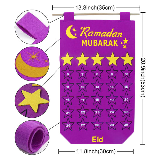 Ramadan/Eid Filz-Kalender für Kinder