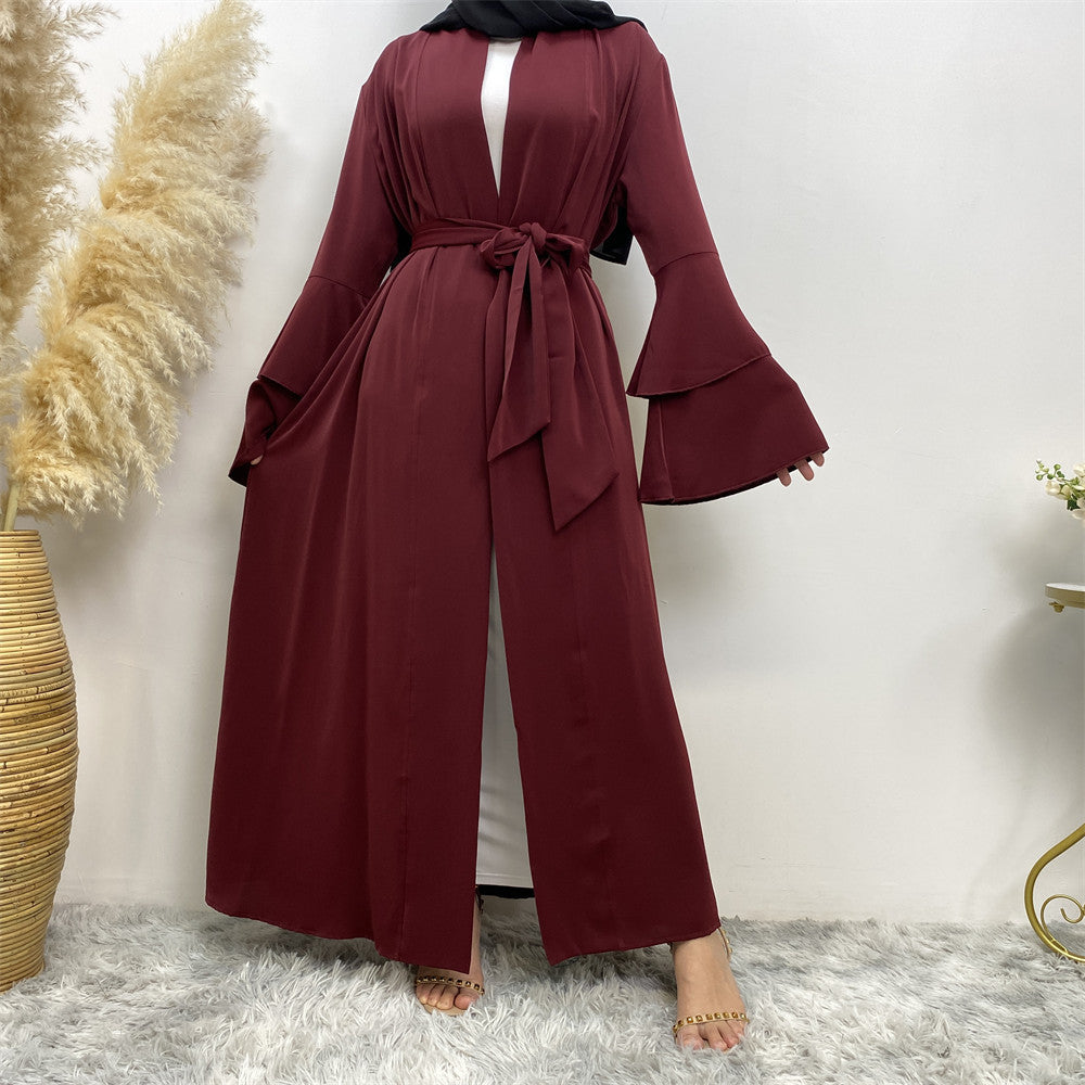 Elham Abaya in Weinrot