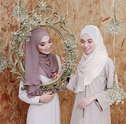 Pearl Chiffon Hijab