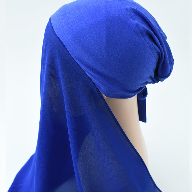 Chiffon Hijab + Bonnet