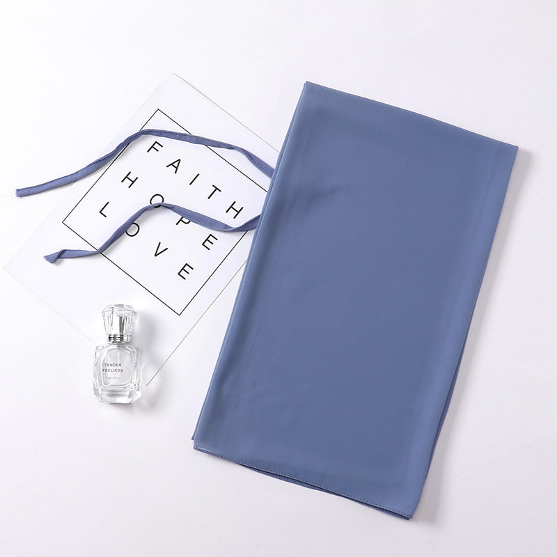 Chiffon Hijab mit Bund