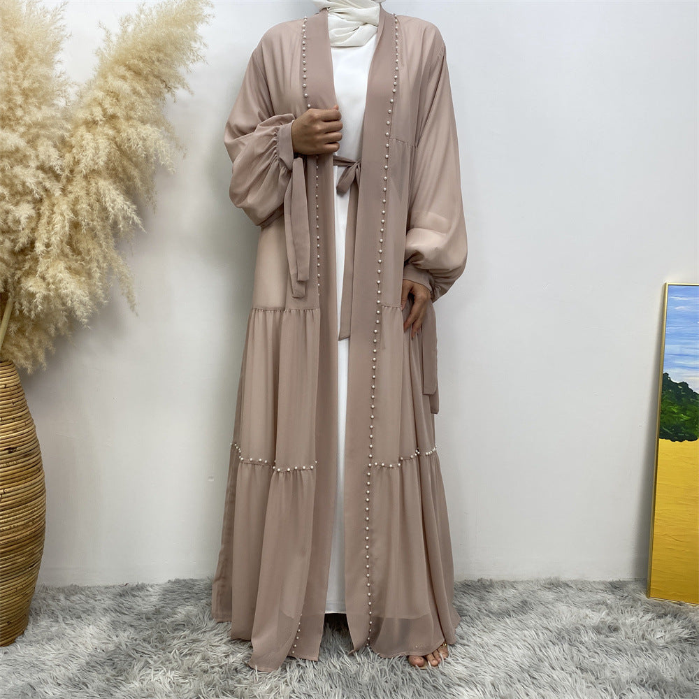 Perlen Chiffon Abaya