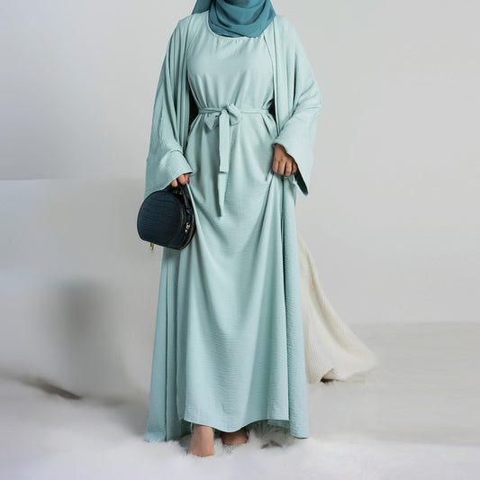 2-teiliges Abaya Set aus Baumwolle