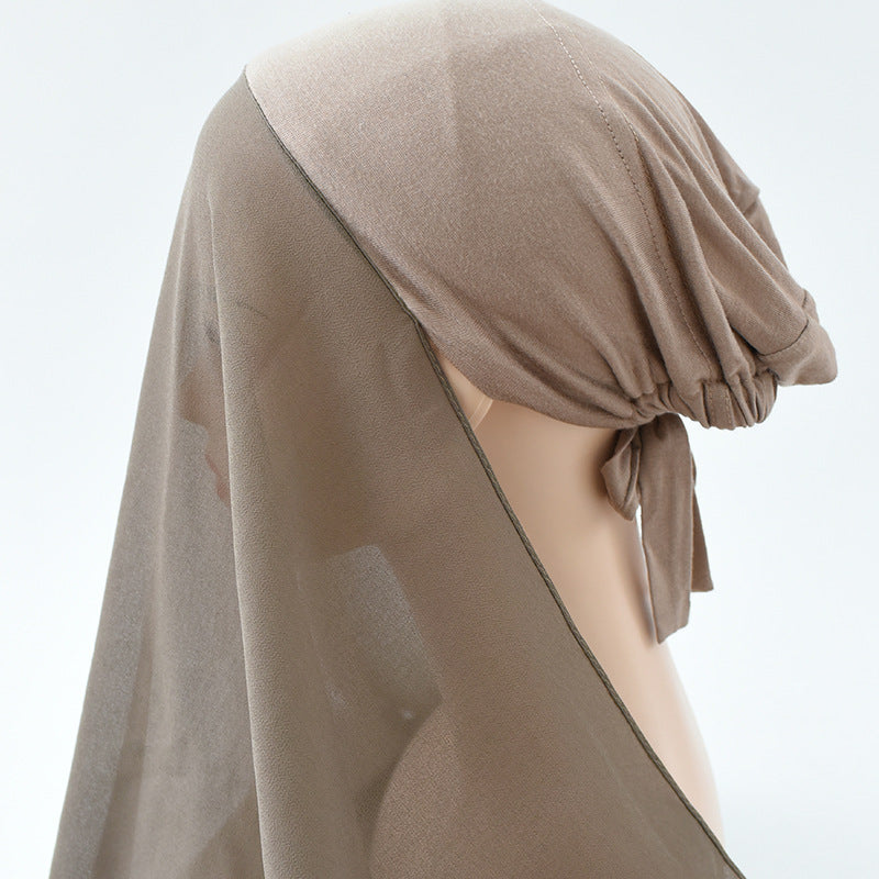 Chiffon Hijab + Bonnet