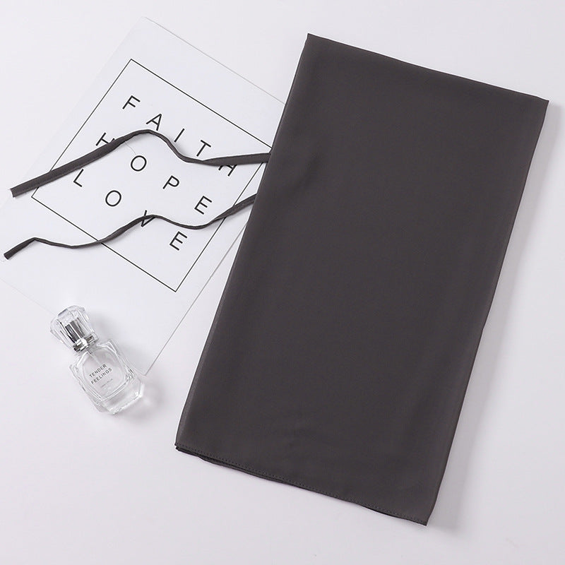 Chiffon Hijab mit Bund