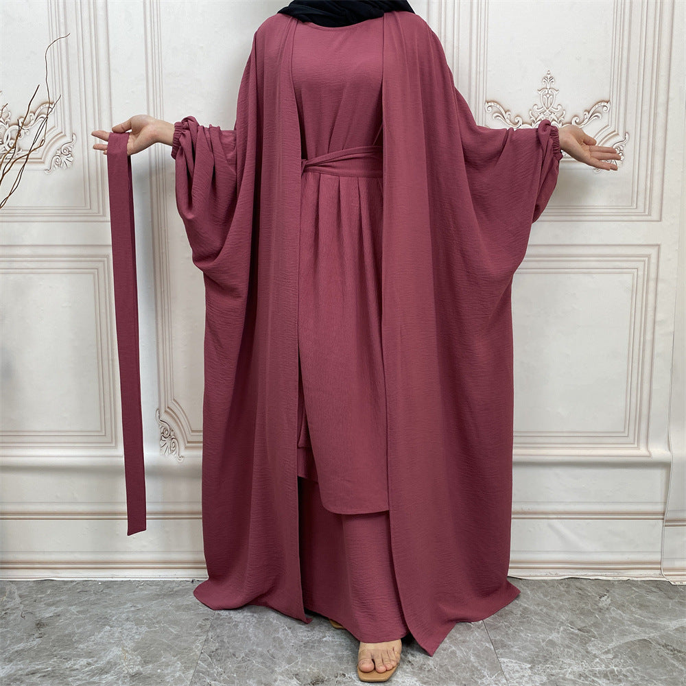 Dreiteiliges Abaya-Set