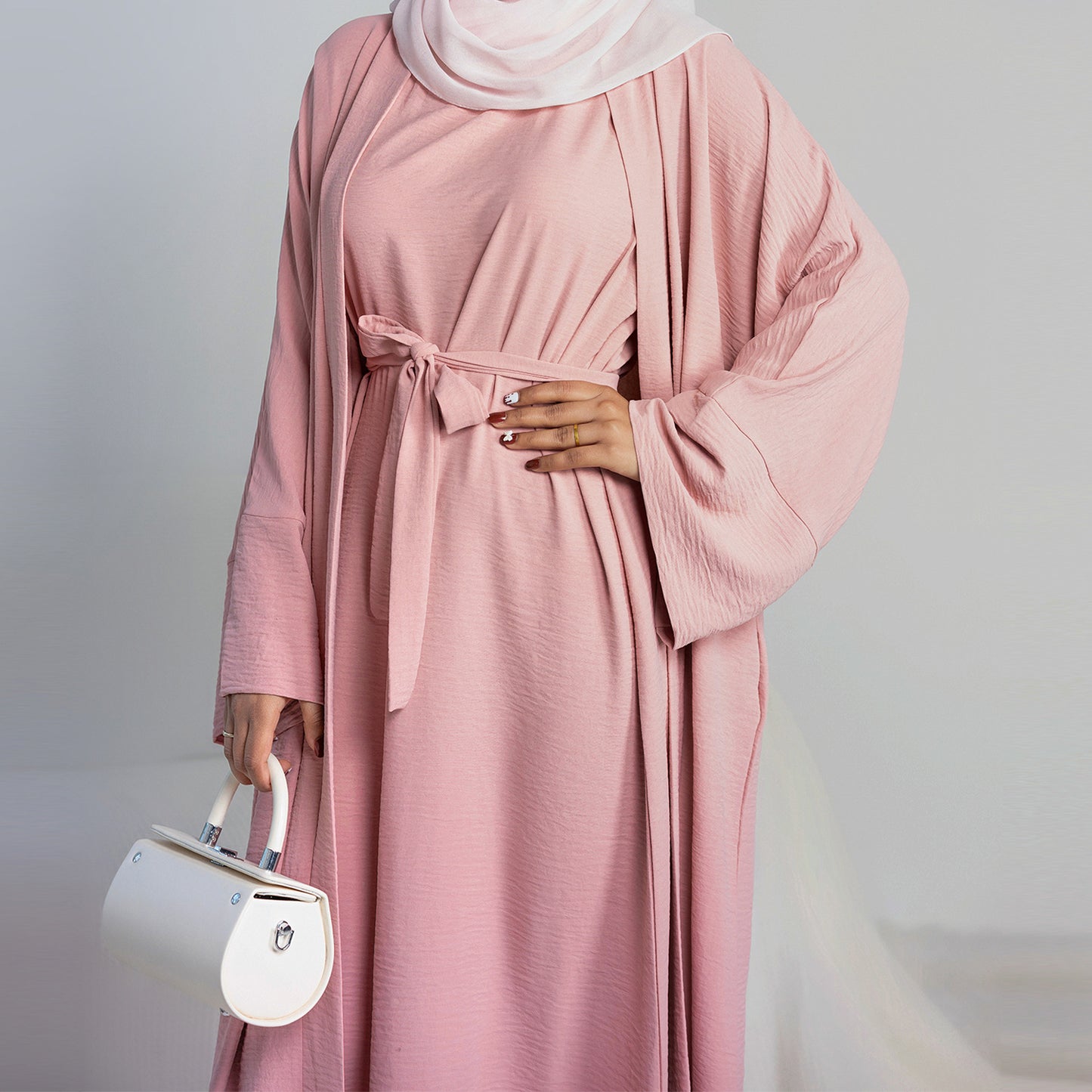 2-teiliges Abaya Set aus Baumwolle