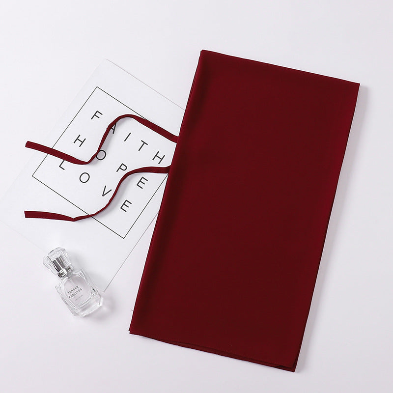 Chiffon Hijab mit Bund