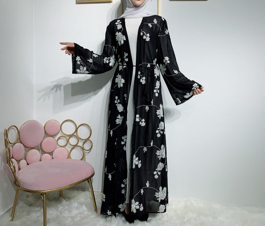 Blumen Abaya