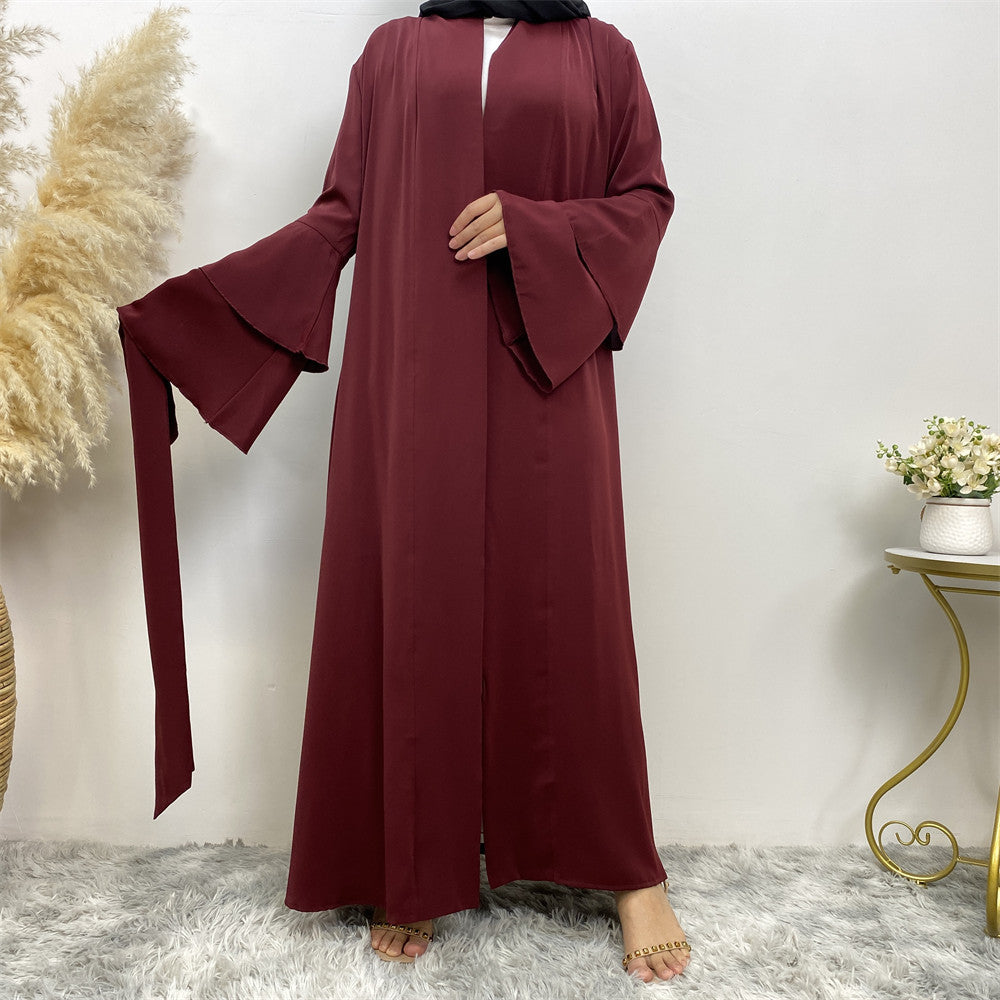 Elham Abaya in Weinrot