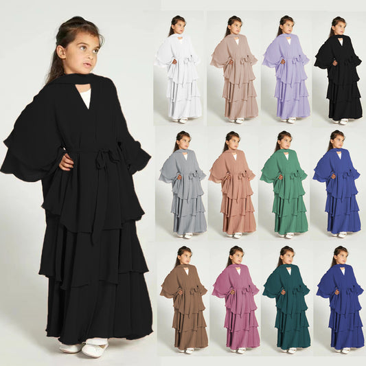 Mädchen Chiffon Abaya