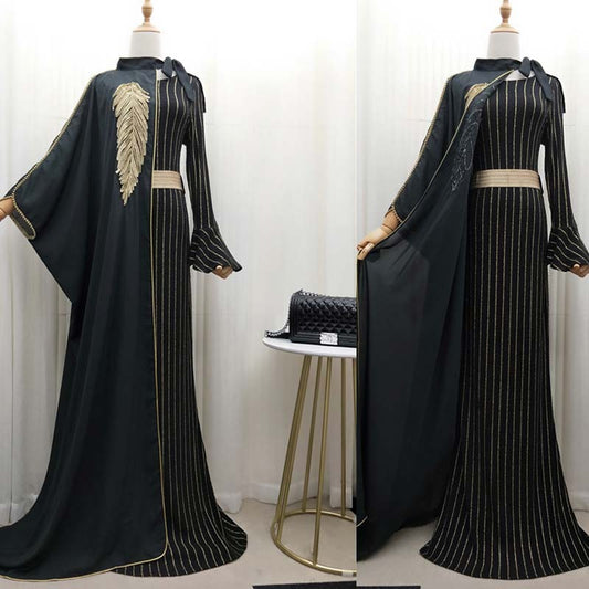 Schwarzes Abendkleid Zweiteiler