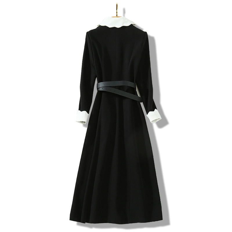 Classic Langarm Blusenkleid