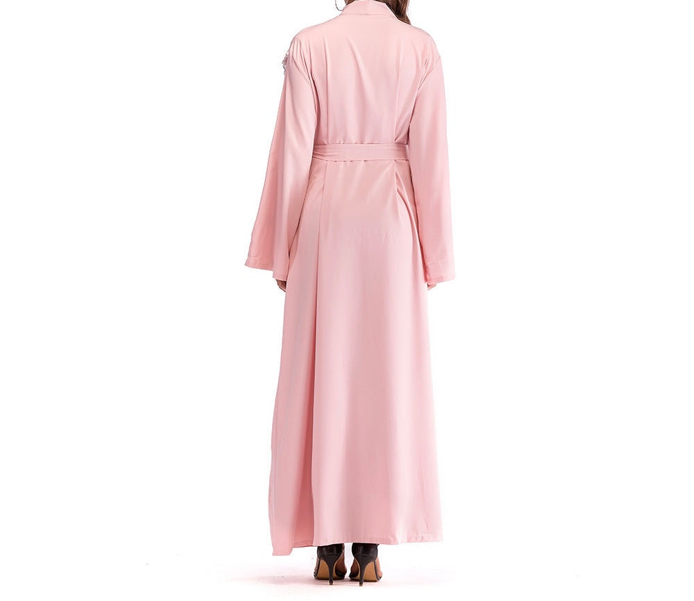 Royal Abaya mit Blumenverzierung