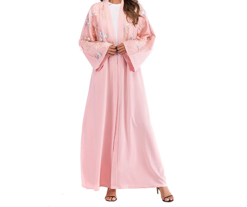 Royal Abaya mit Blumenverzierung