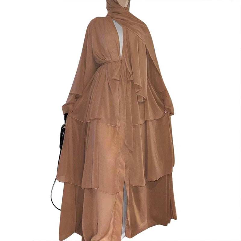 Chiffon-Abaya-Set