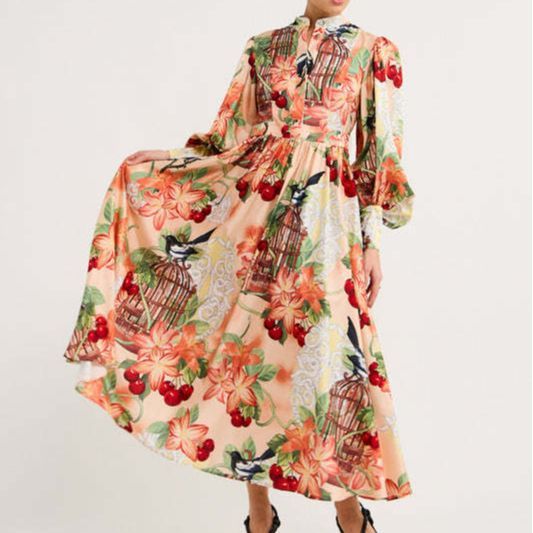 Floral Swing-Kleid