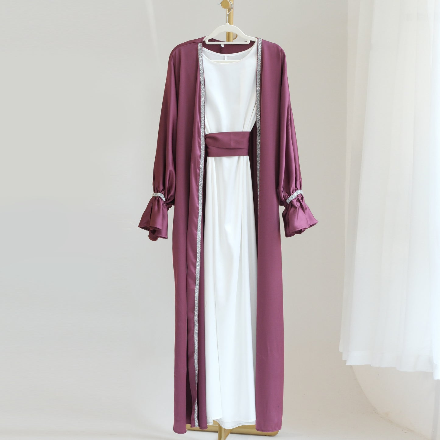 Abaya-Set mit Stickerei