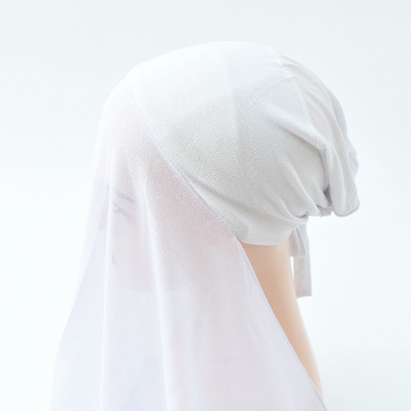 Chiffon Hijab + Bonnet