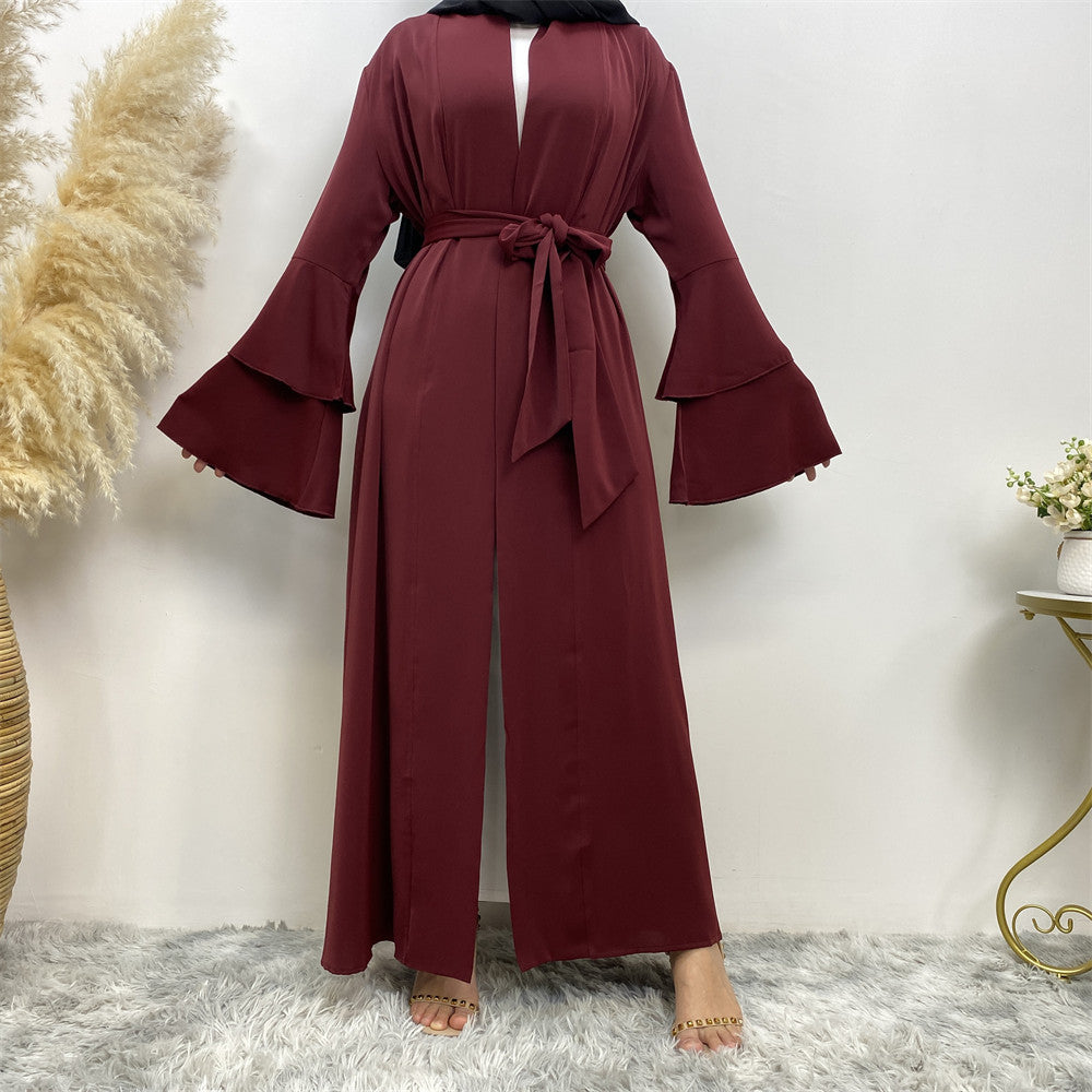 Elham Abaya in Weinrot