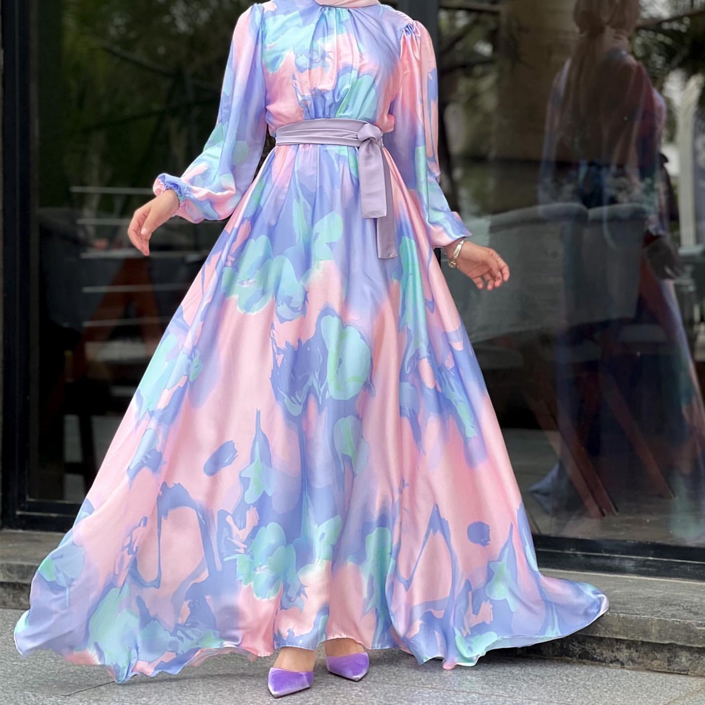 Sodaba Maxi-Swingkleid