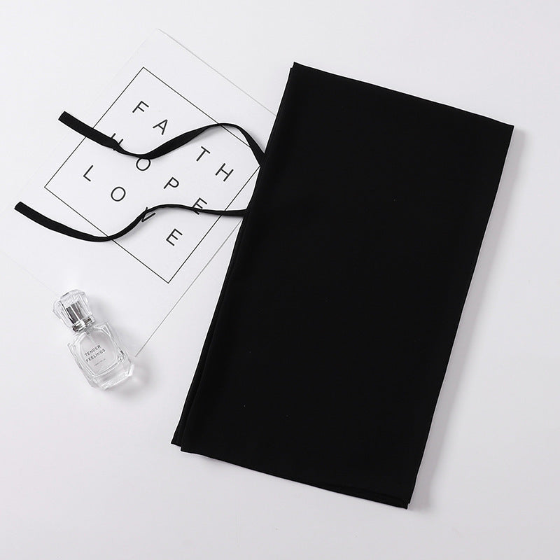 Chiffon Hijab mit Bund