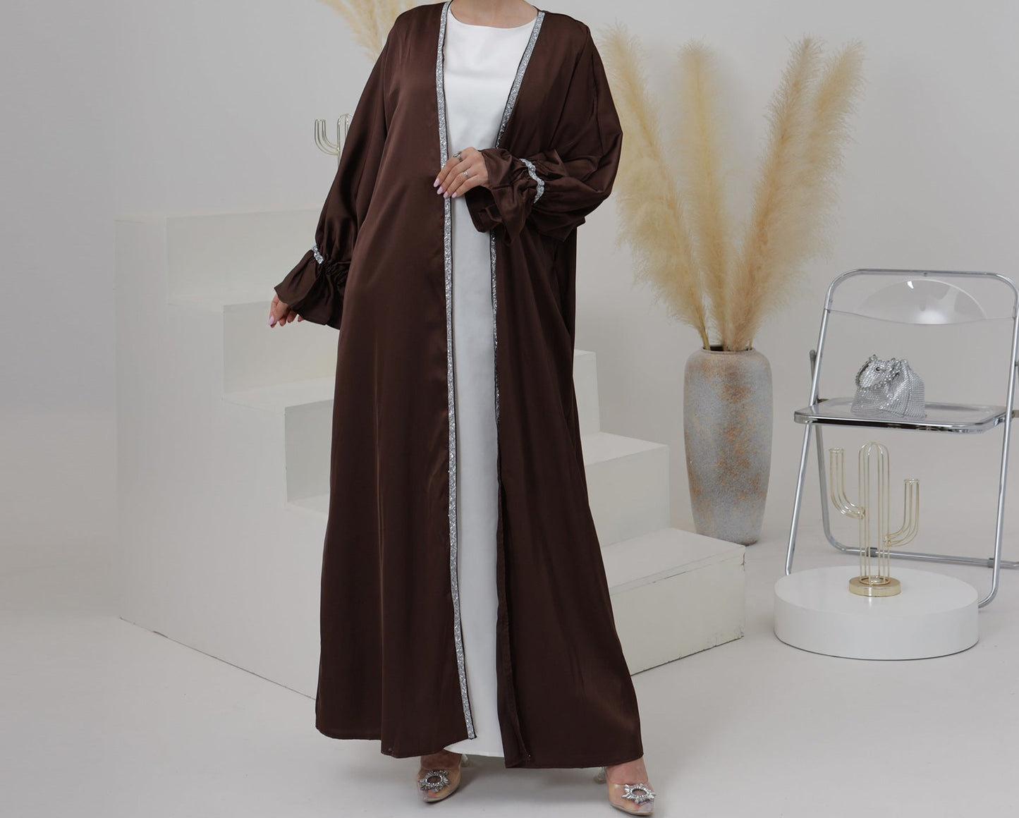 Abaya-Set mit Stickerei