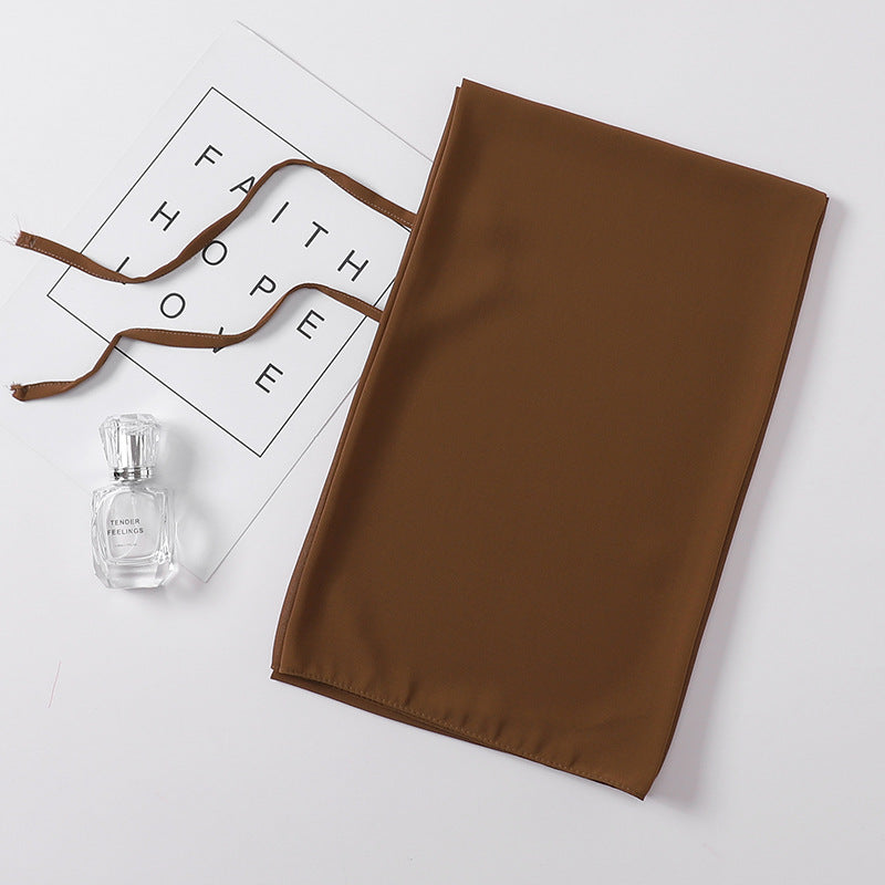 Chiffon Hijab mit Bund