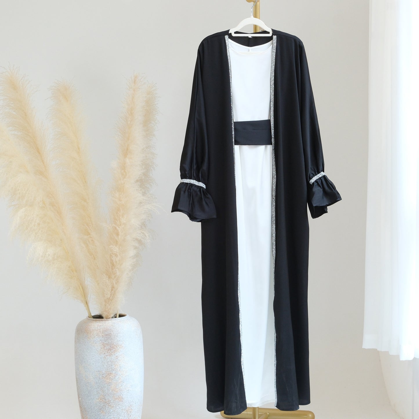 Abaya-Set mit Stickerei